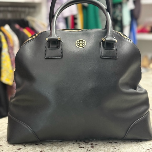 Tory Burch Black Double Handle Bag - Picture 5 of 9